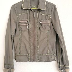 Murmur green cotton Jacket M